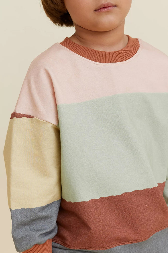 Wide Stripes Sweatshirt