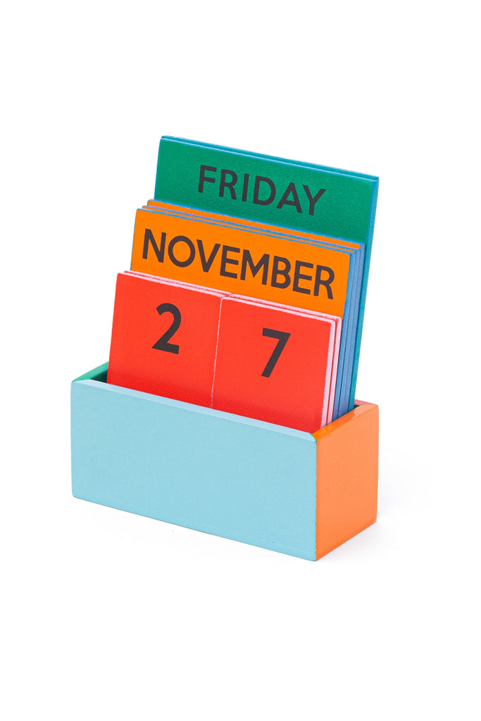 Wooden Calendar (Rainbow) by Helio Ferretti Co.