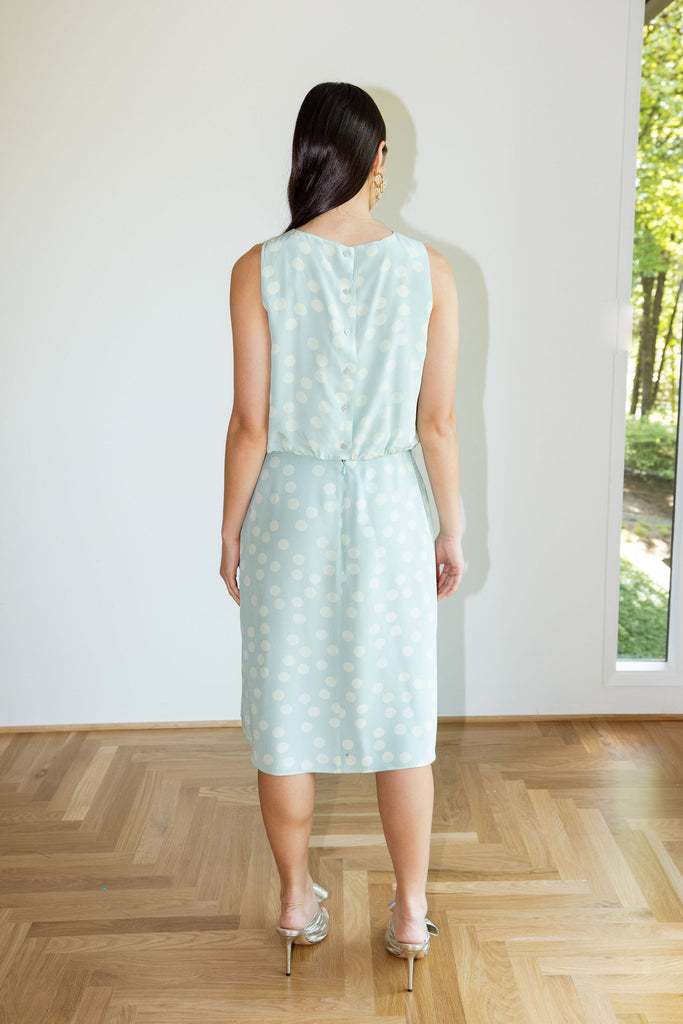 Yo Vintage: Polka Dot Dress (S-M) by Yo Vintage!
