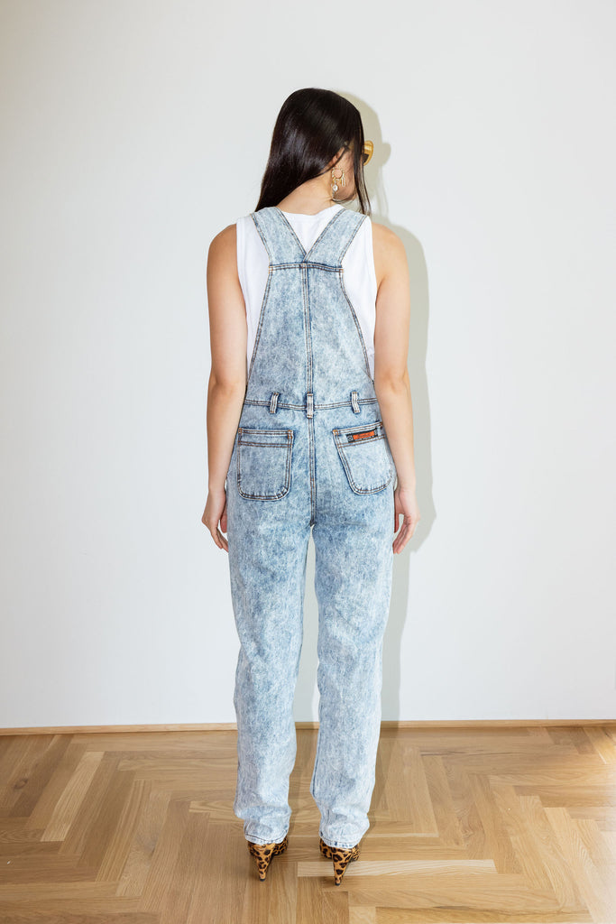 Yo Vintage: Acid Wash 90s Overalls (S) by Yo Vintage!