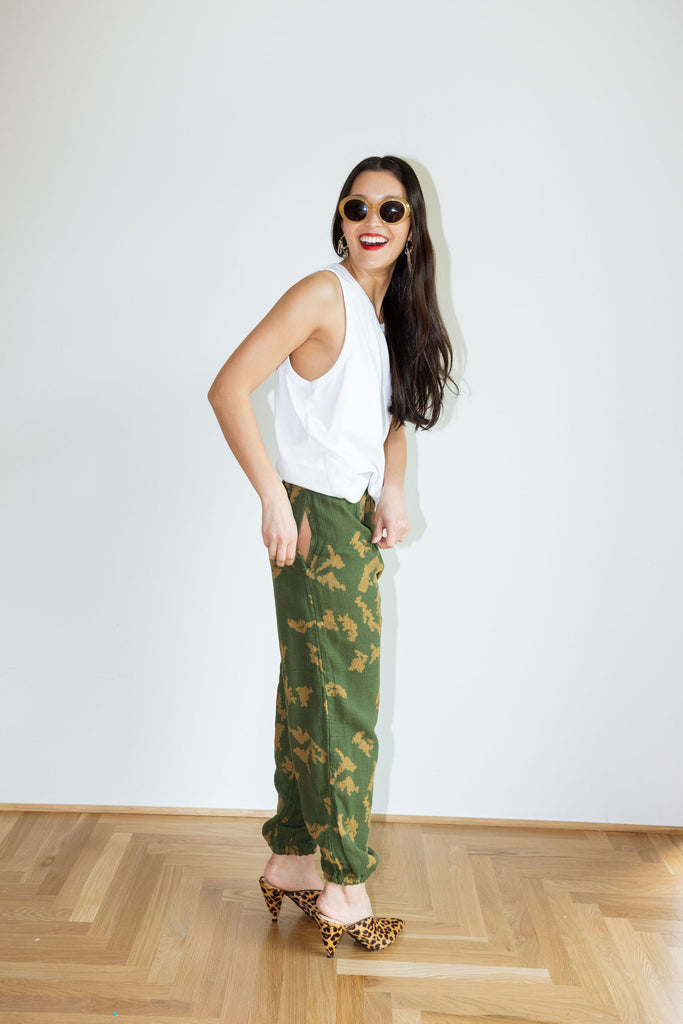 Yo Vintage: Camo Netted Pants (Medium) by Yo Vintage!
