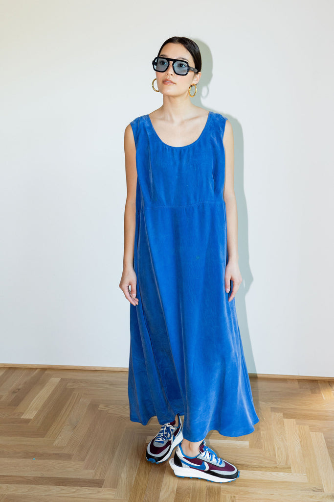 Yo Vintage: Blue Tank Dress (L) by Yo Vintage!