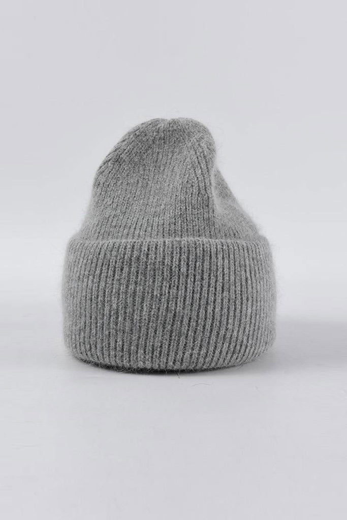Angora Beanie (Grey) by The Yo Store