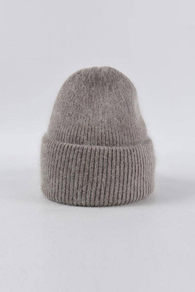 Angora Beanie (Khaki) by The Yo Store