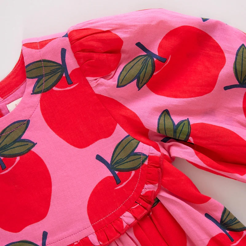 Rowan Dress (Apples) by Pink Chicken