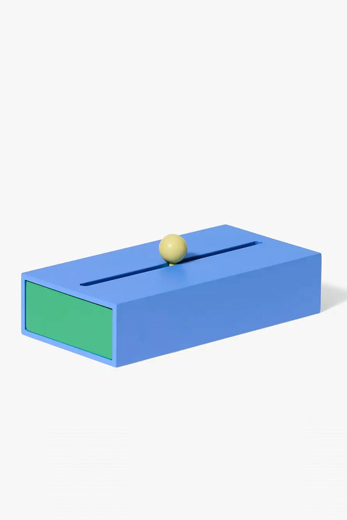 Large Cache Box (Blue/Green) by Areaware