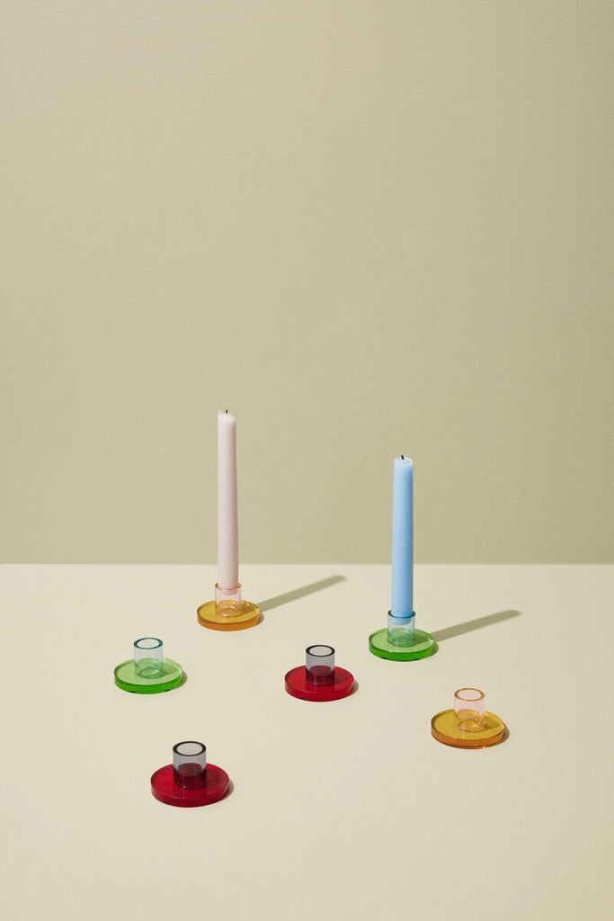 Astra Candlestick Holder (Green) by Yo Home