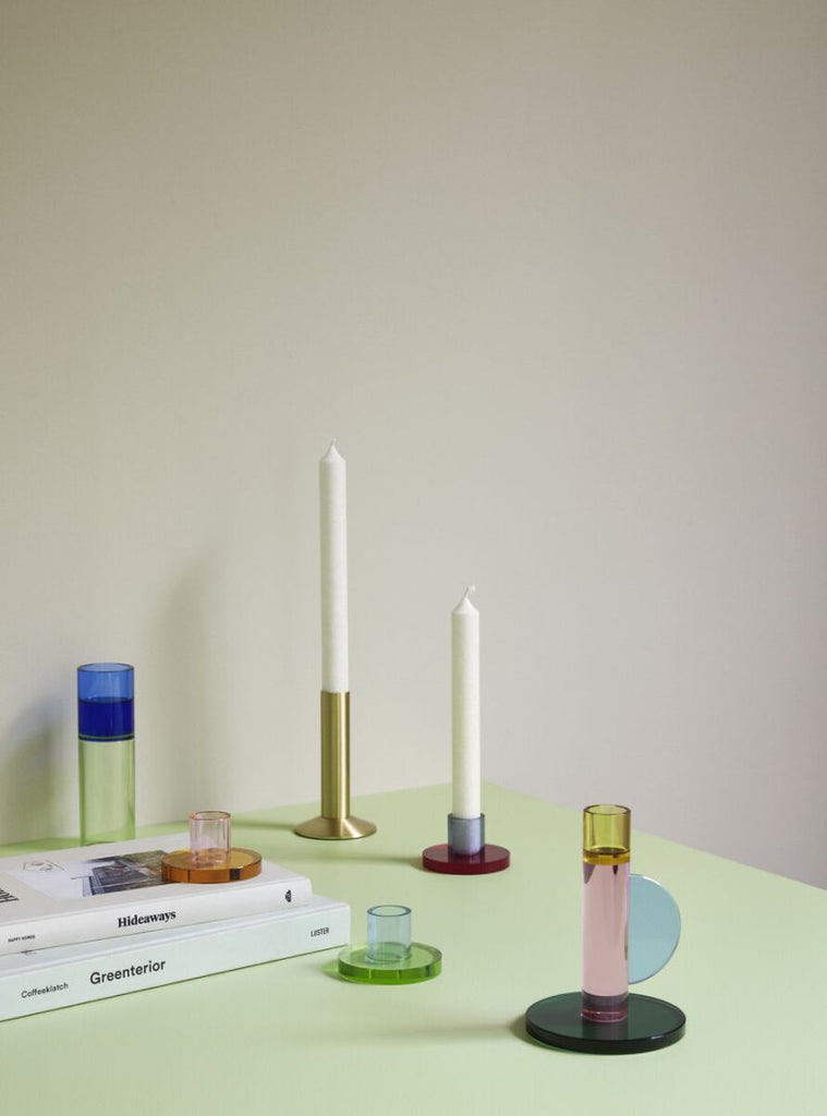 Astro Candlestick Holder (Pink) by Yo Home