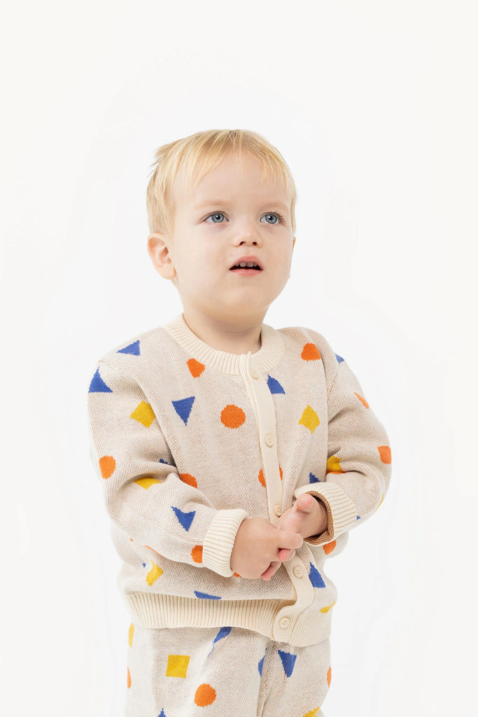 Geometric Cardigan (Baby) by Tiny Cottons