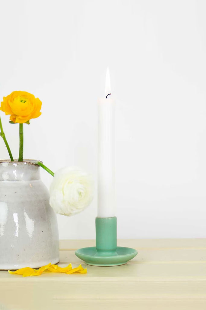 Hera Candle Holder (Green) by A World Of Craft