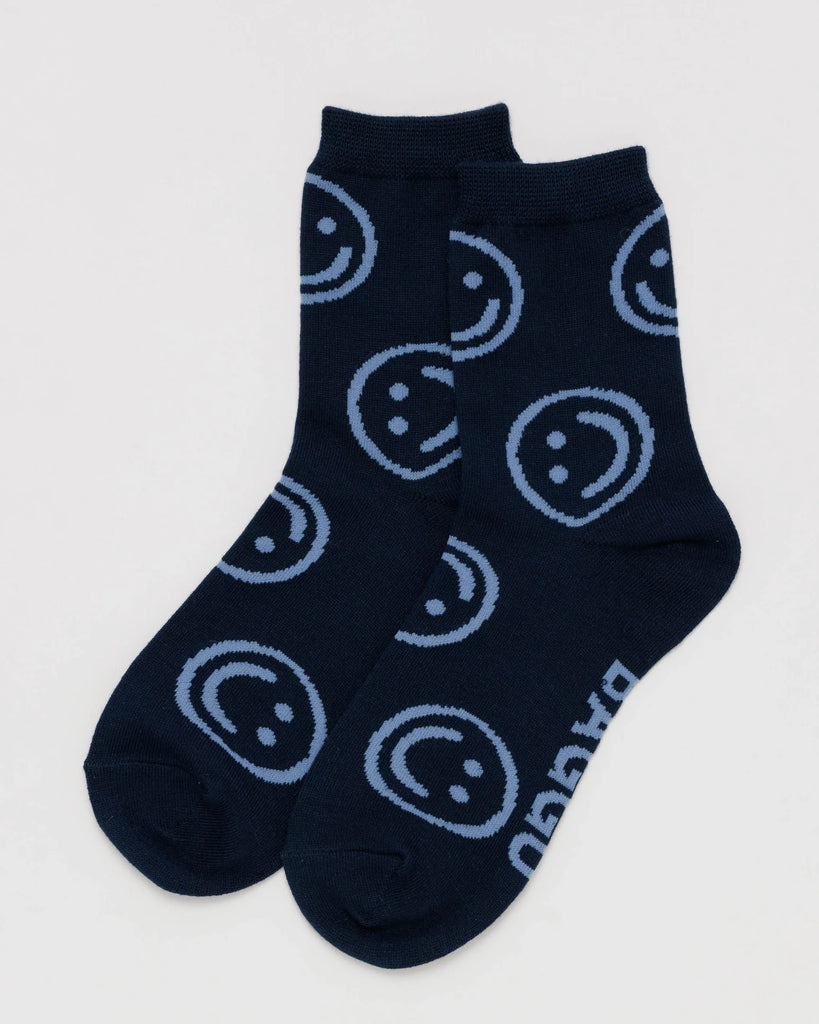 Crew Socks (Navy Happy)