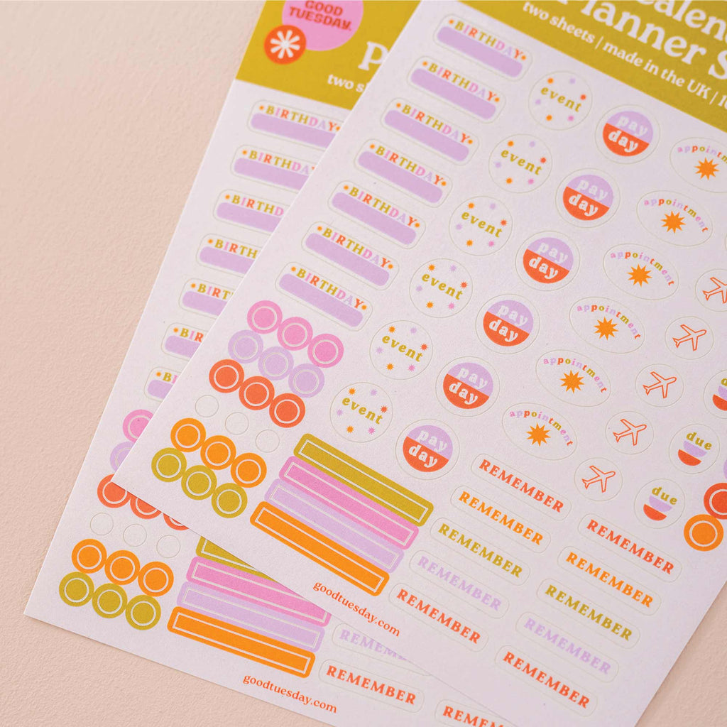 Planner & Calendar Stickers by Good Tuesday