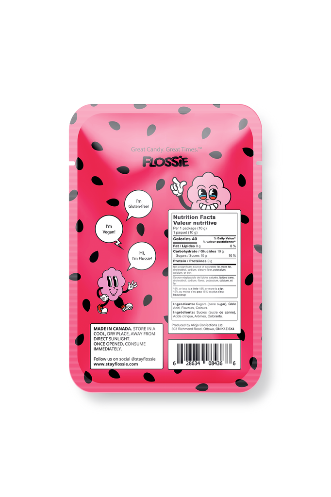 Sour Watermelon Cotton Candy by Flossie