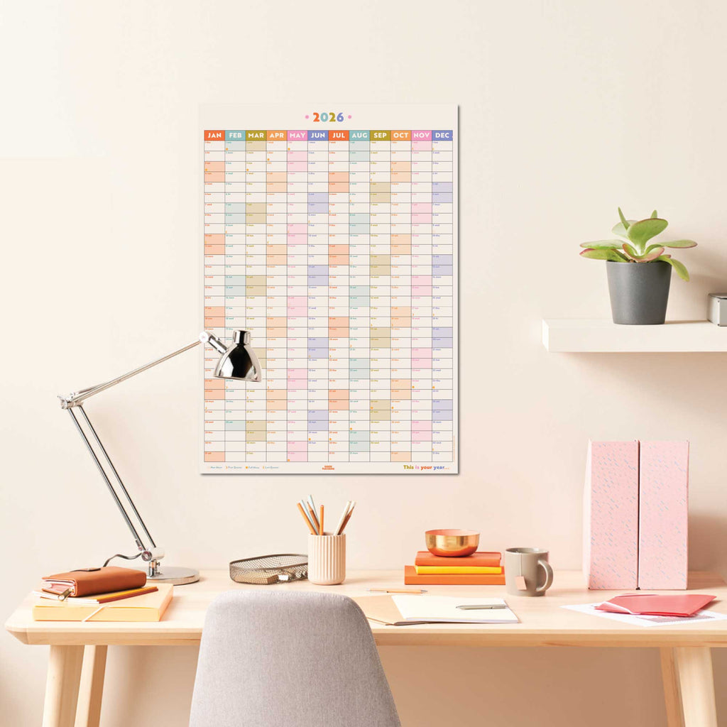2026 Wall Planner (Portrait) by Good Tuesday