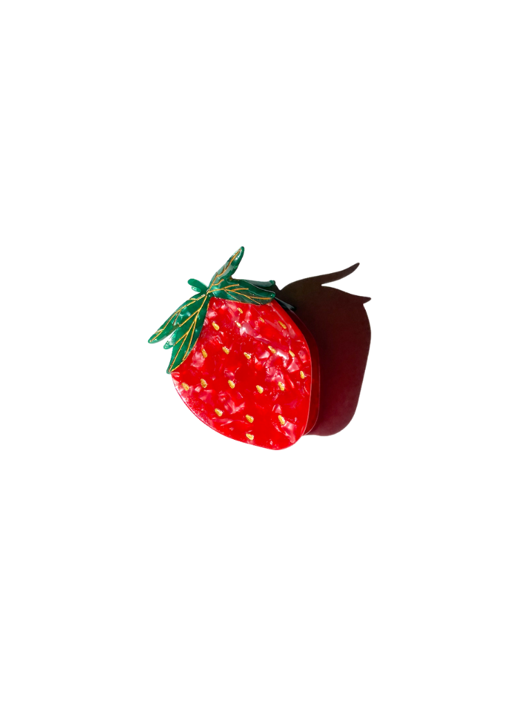 Strawberry Fruit Claw Hair Clip by Solar Eclipse