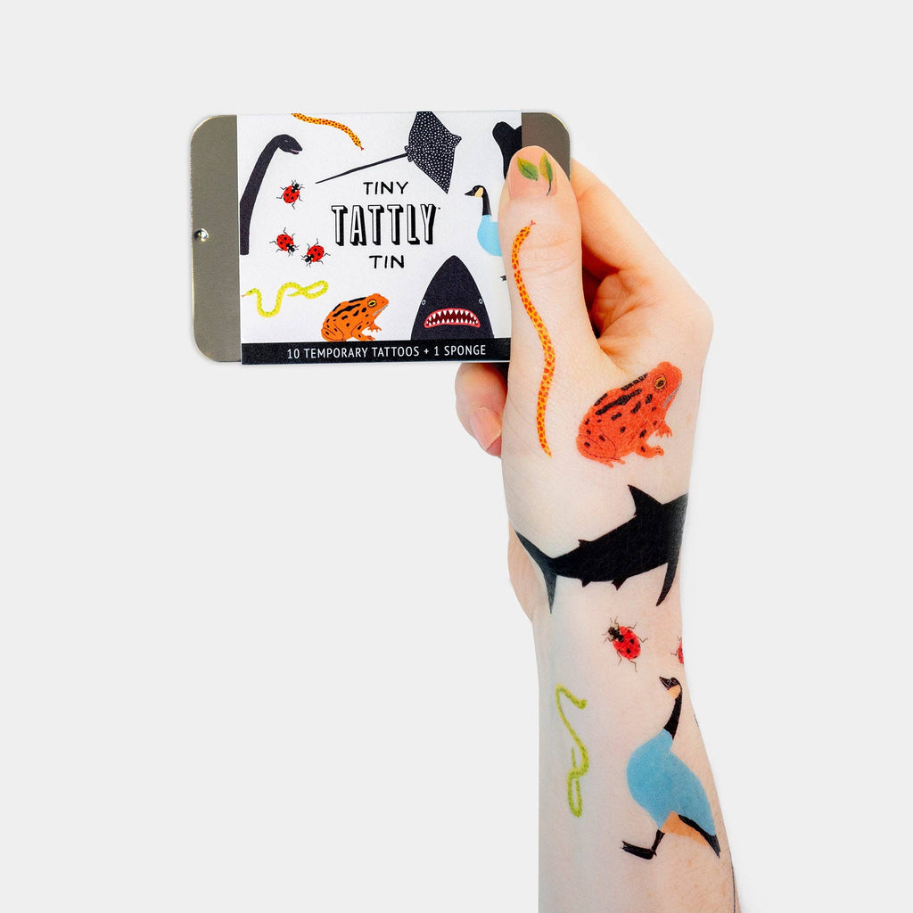 Tiny Animal Tattoo Tin by Tattly