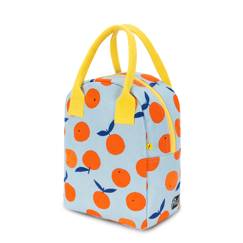 Zipper Lunch Bag (Oranges) by Fluf
