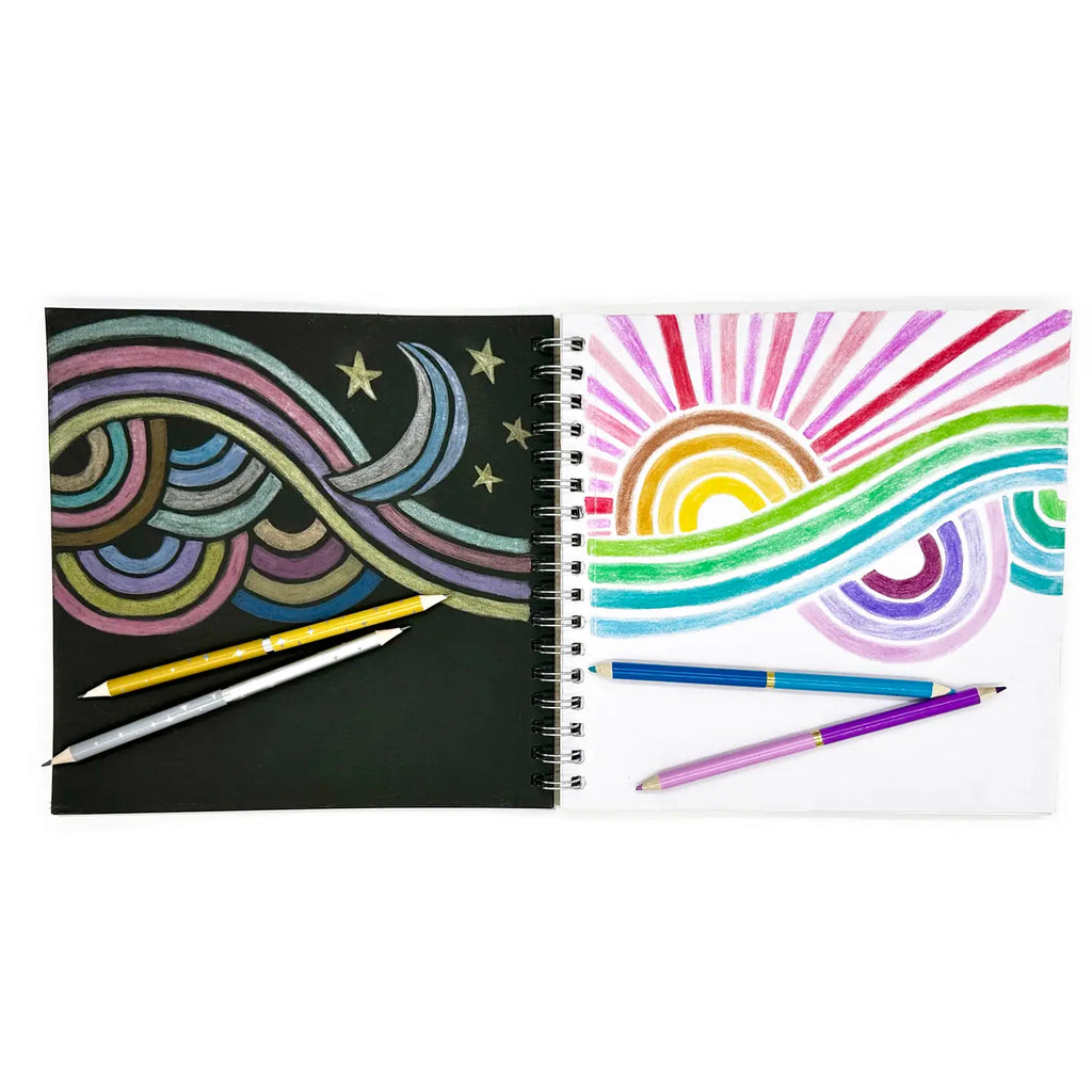 Dual Ended Colored Pencil Set (Metallic) by Snifty