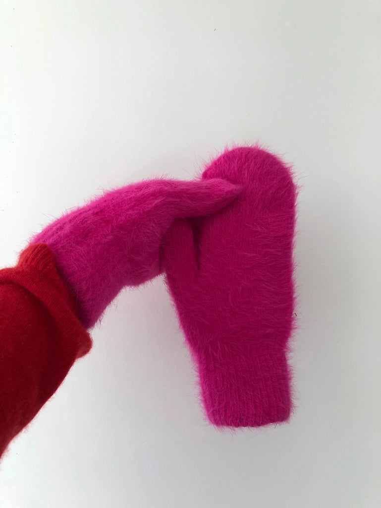 Fluffy Angora Mittens (Various) by Billy Bamboo