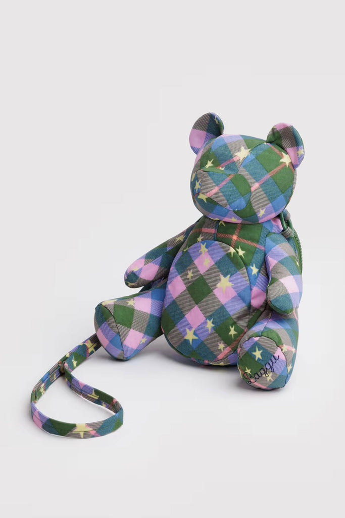 Bear Bag (Green Star Plaid) by Baggu