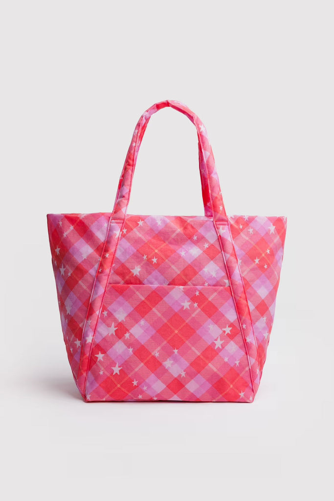 Cloud Bag (Pink Star Plaid) by Baggu