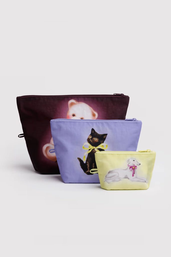 Go Pouch Set (Fancy Animals) by Baggu