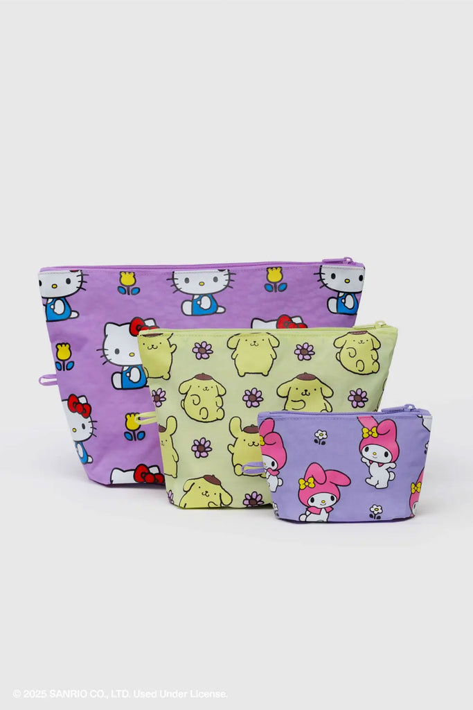 Go Pouch Set (Hello Kitty and Friends) by Baggu