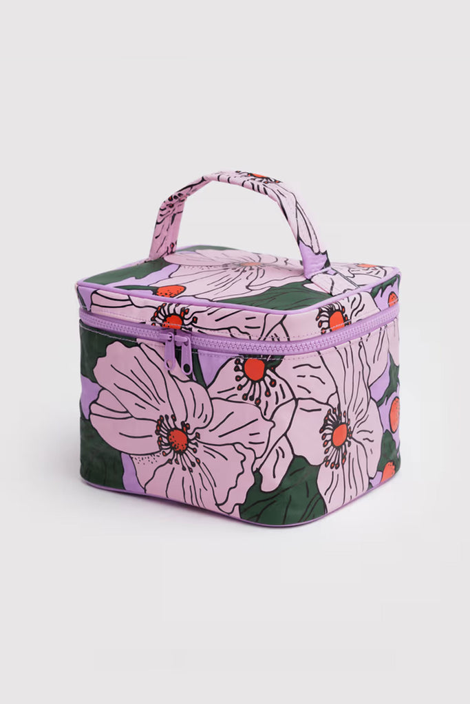 Large Cosmetic Case (Pink Poppy) by Baggu