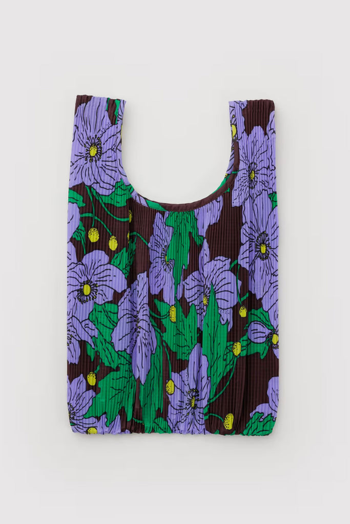Pleated Baggu (Maroon Poppy) by Baggu