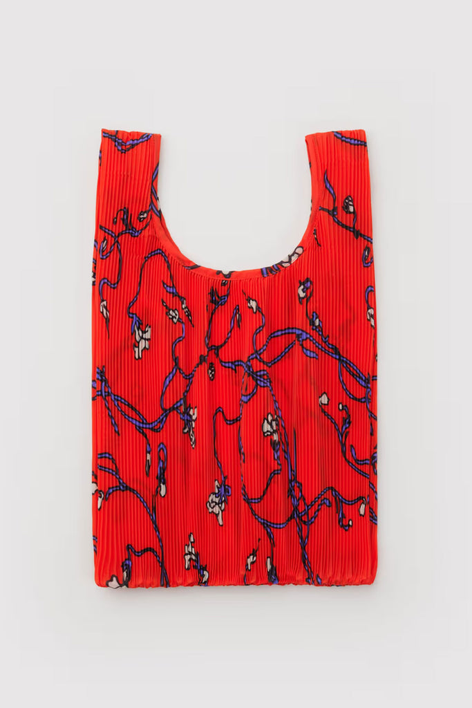 Pleated Baggu (Red Snapdragon) by Baggu