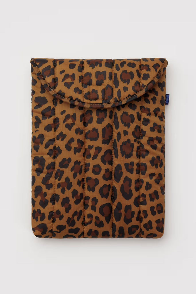 Puffy Laptop Sleeve (Leopard) by Baggu