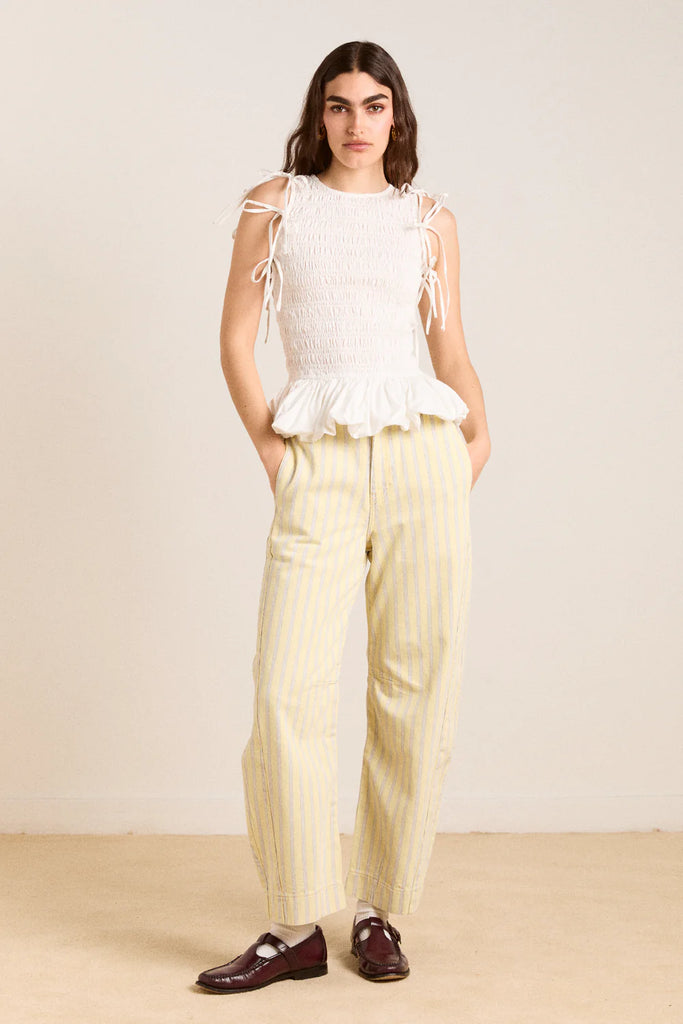 Becca Blouse (White) by Damson Madder