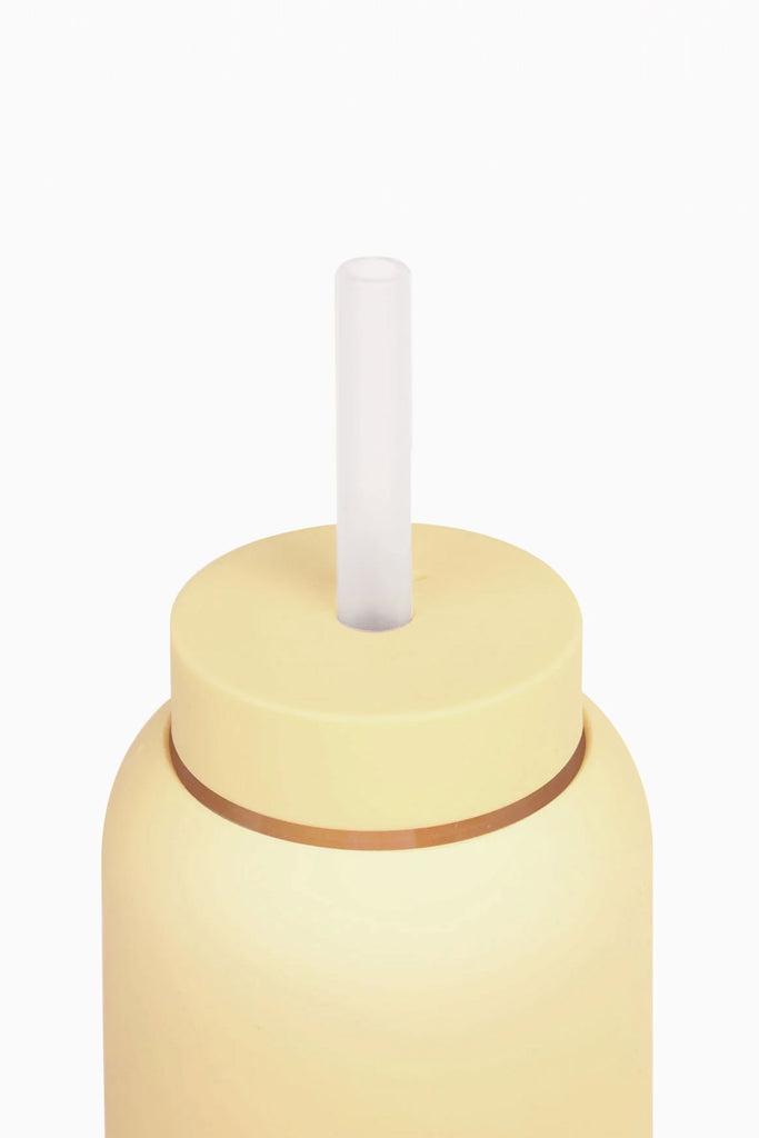 Lounge Straw + Cap (Butter) by Bink