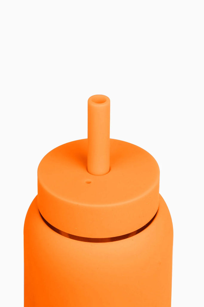 Mini Lounge Straw + Cap (Tangerine) by Bink