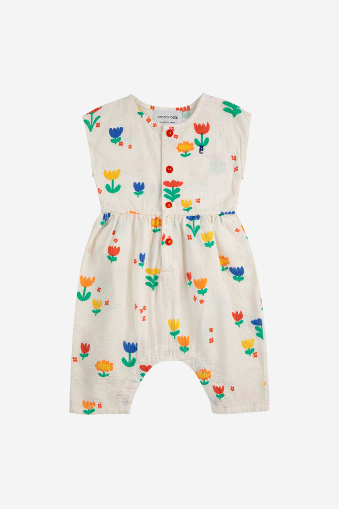 Garden Party Woven Overall (Baby) by Bobo Choses