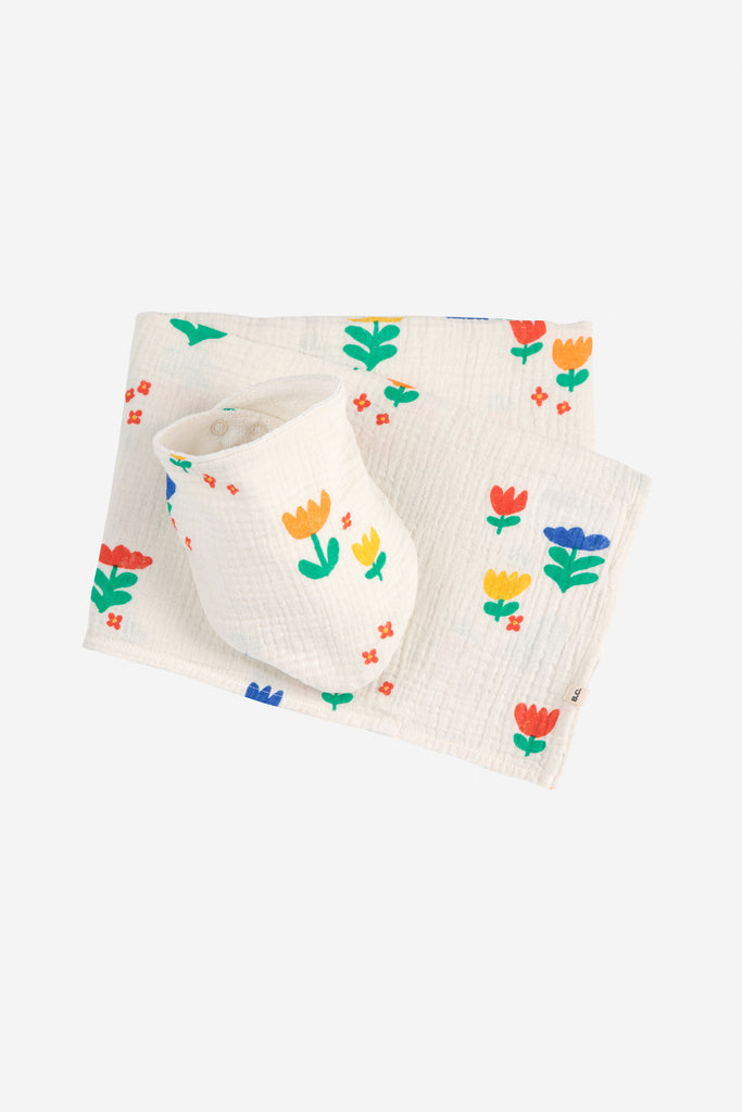 Garden Party Muslin + Bib Set by Bobo Choses