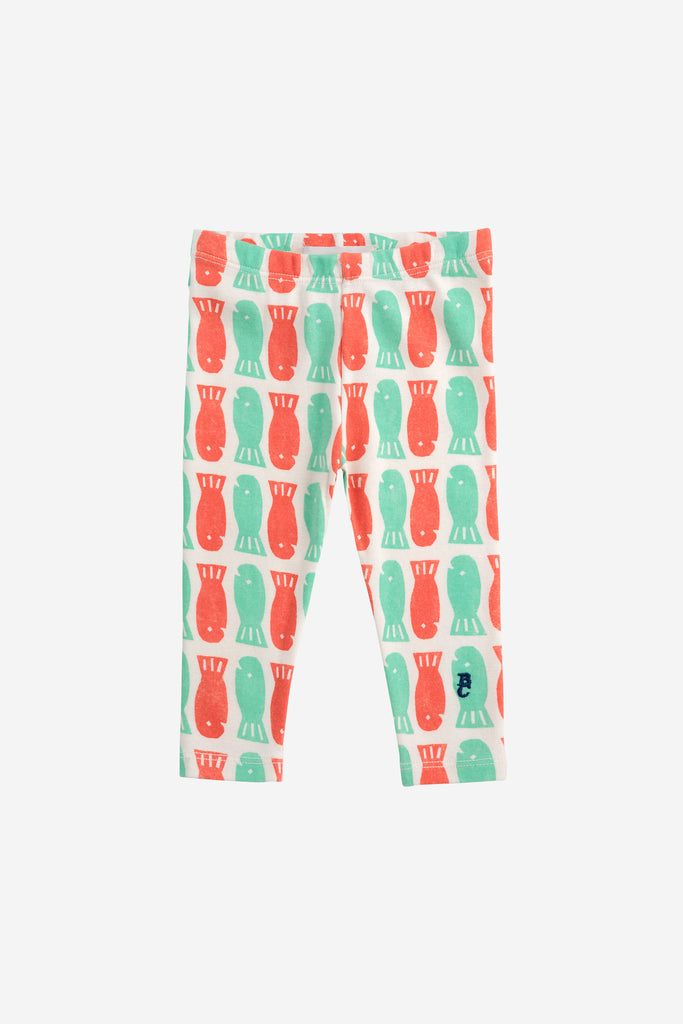 Lucky Fish Leggings (Baby) by Bobo Choses