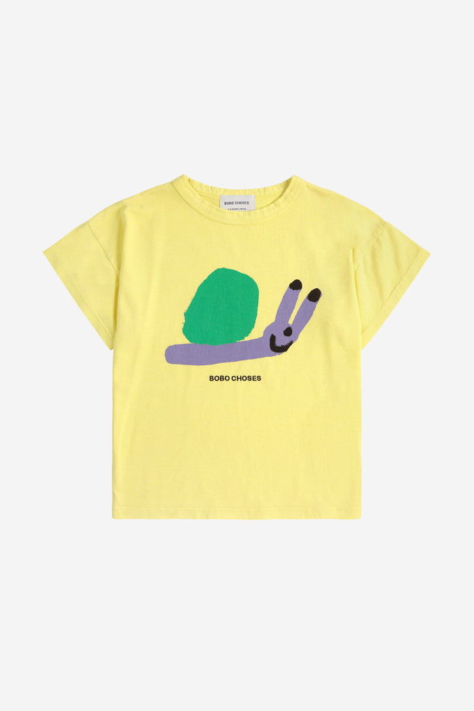 Funny Snail Tee (Kids) by Bobo Choses