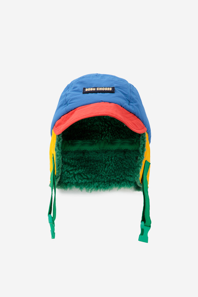 Color Block Winter Cap (Blue) by Bobo Choses