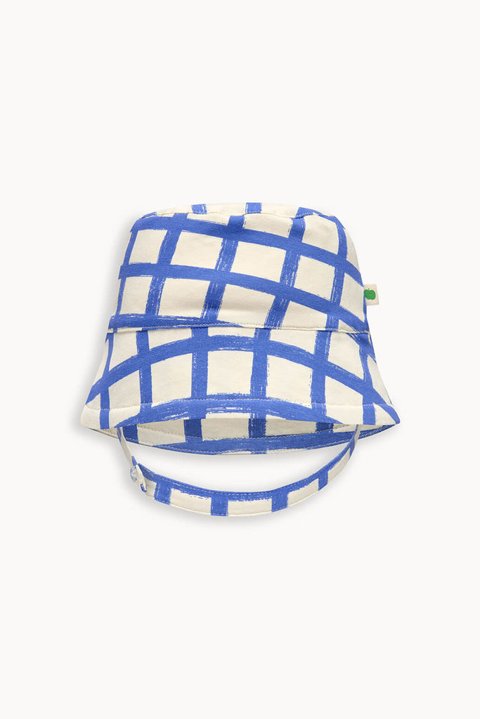 Checker Sun Hat (Blue) by bonniemob