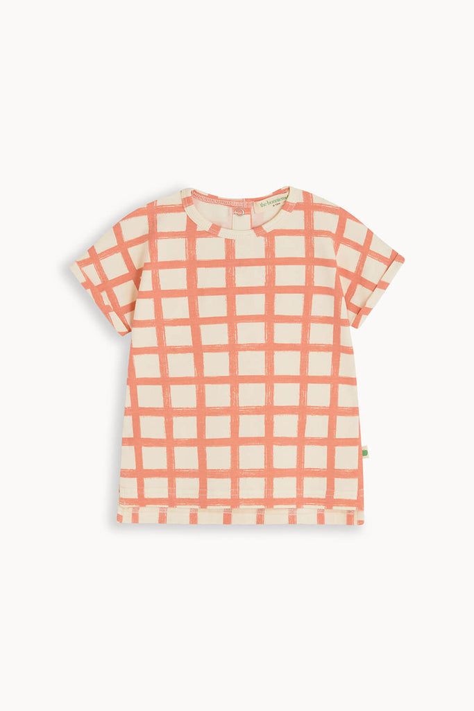 Checker Jersey Tee (Terracotta) by bonniemob