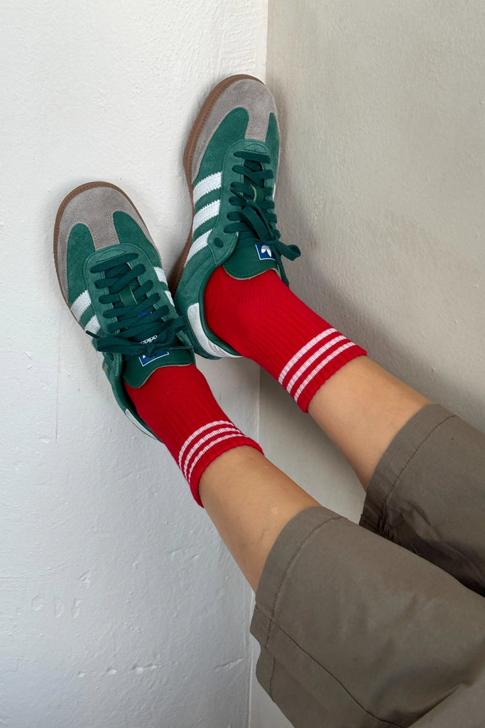 Girlfriend Socks (Scarlet) by Le Bon Shoppe