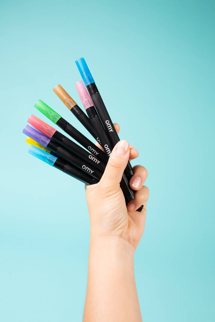 Glitter Markers Set by OMY
