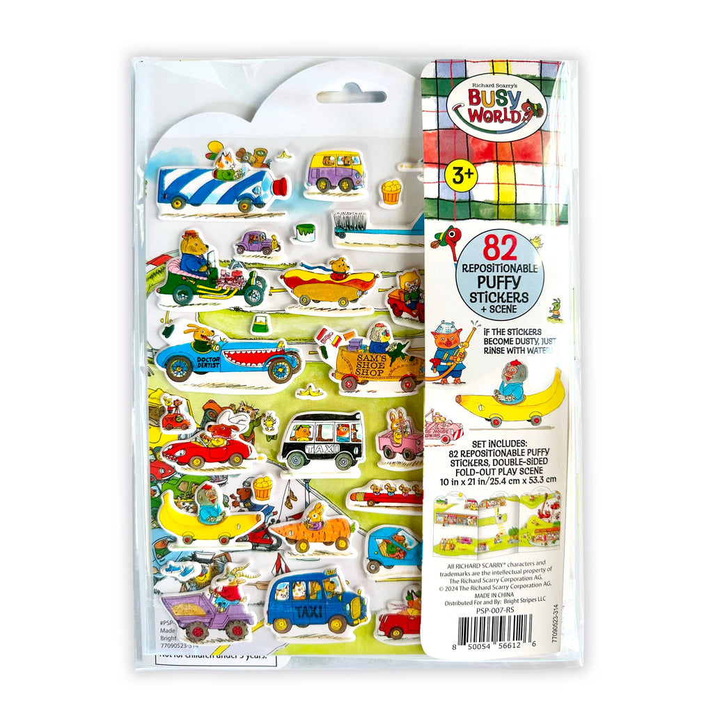 Richard Scarry's Busy World® Puffy Sticker Play Set by Bright Stripes