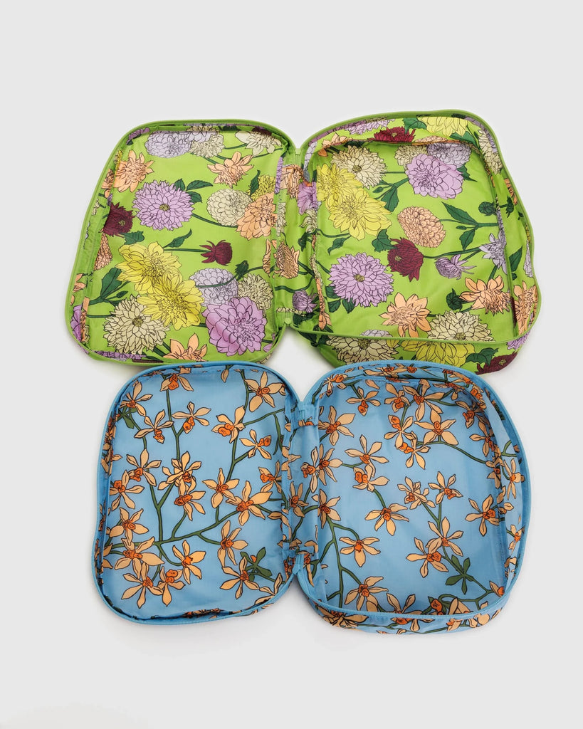 Large Packing Cubes (Garden Flowers) by Baggu