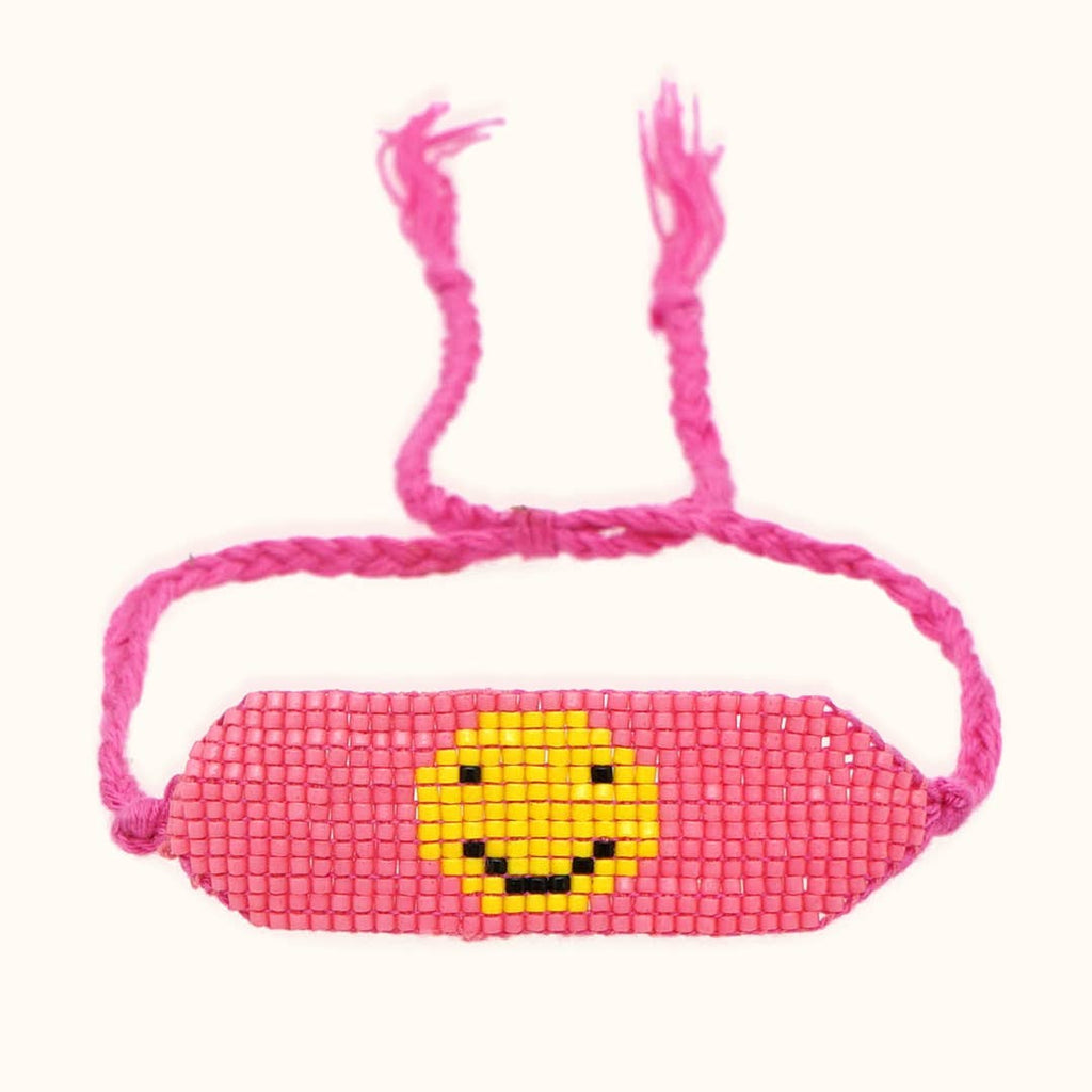 Happy Face Kid's adjustable Bracelet by mini mini