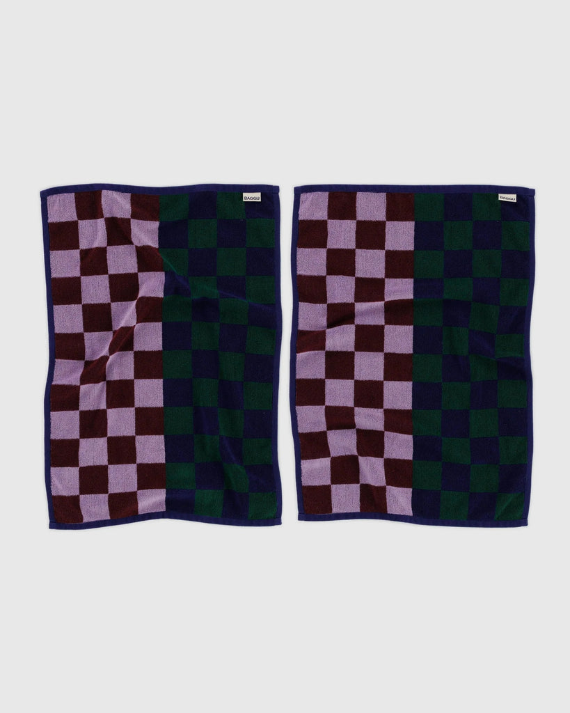 Hand Towel Set (Jewel Checks) by Baggu