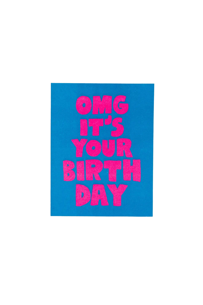 OMG Birthday Card by Greeting Card