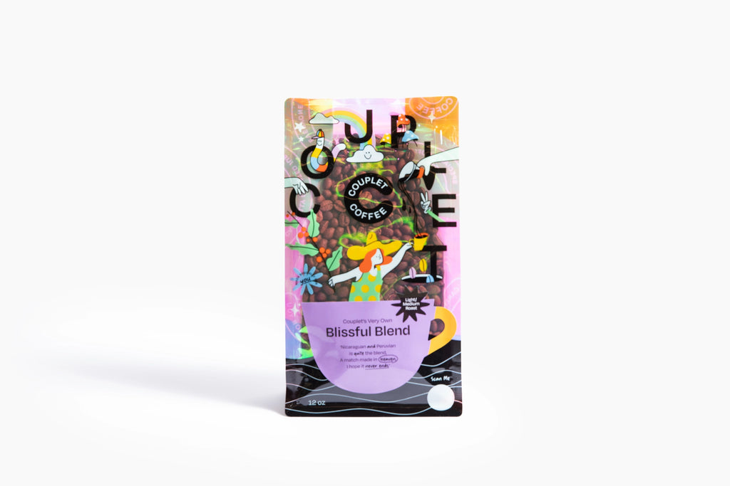 Organic Specialty Coffee Beans (Blissful Blend) by Couplet Coffee