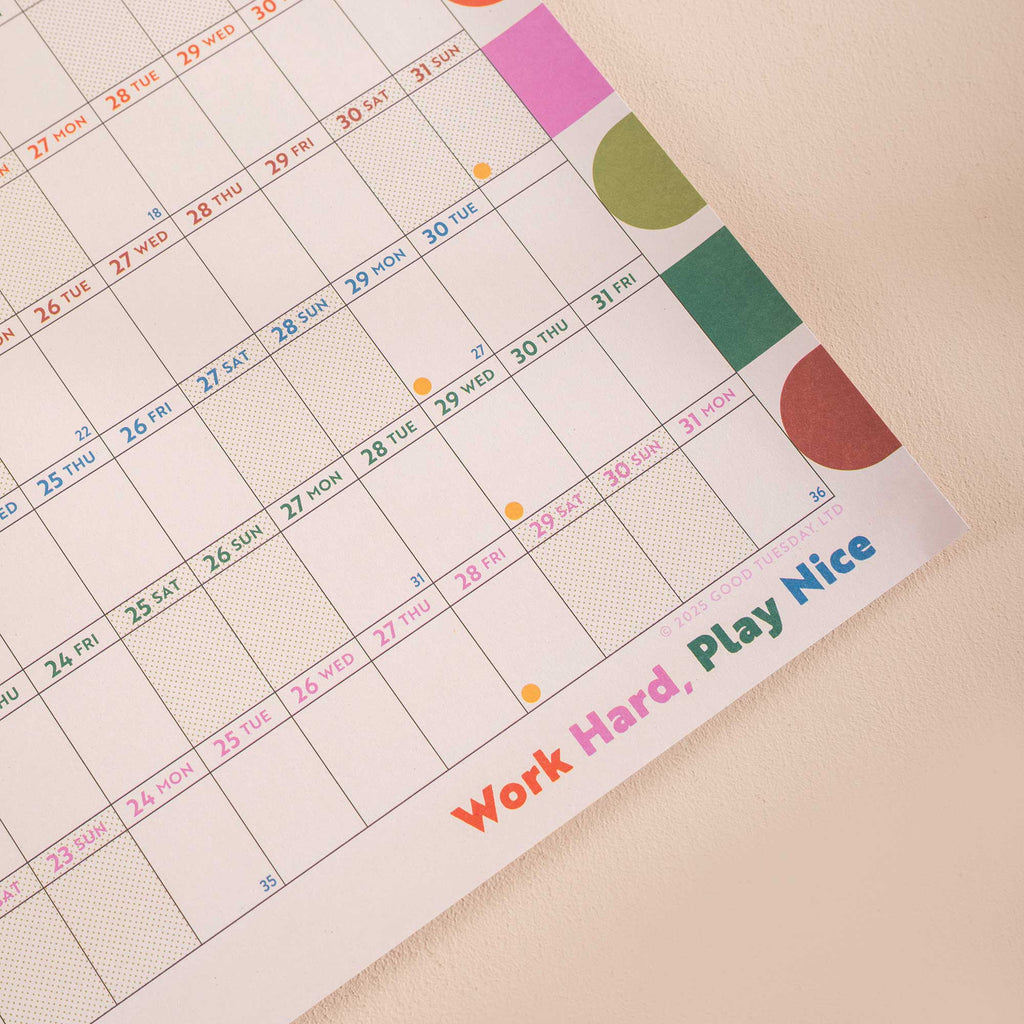 2026 Wall Planner (Arches) by Good Tuesday